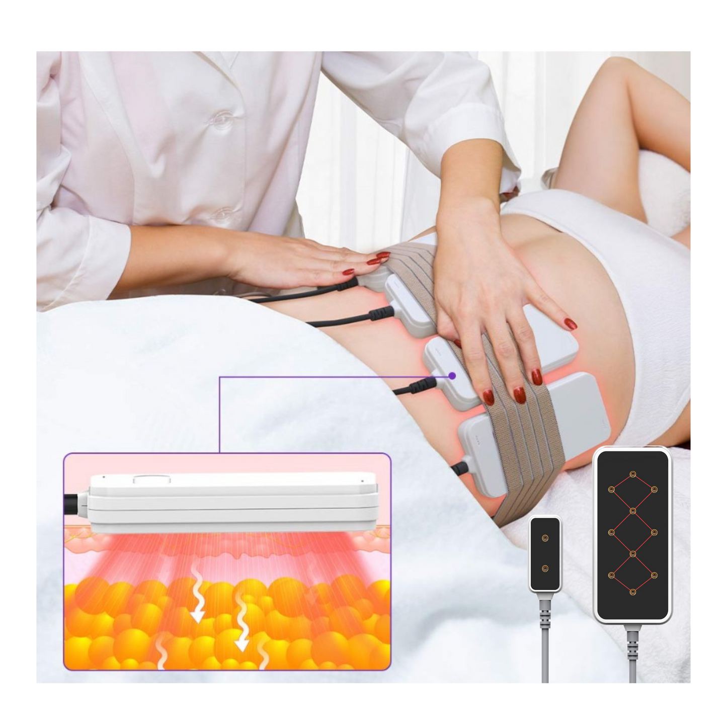 Opticav C-400 XL + Led Pads Cavitation/RF behandlingsmaskin