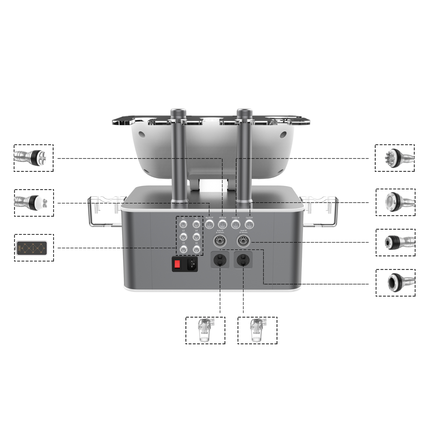 Opticav C-300 XL Cavitation/RF/Vacuum/Lipolaser Led-pads 160mW