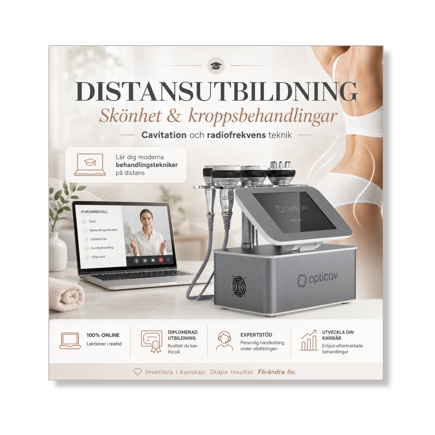 Distansutbildning Cavitation/RF