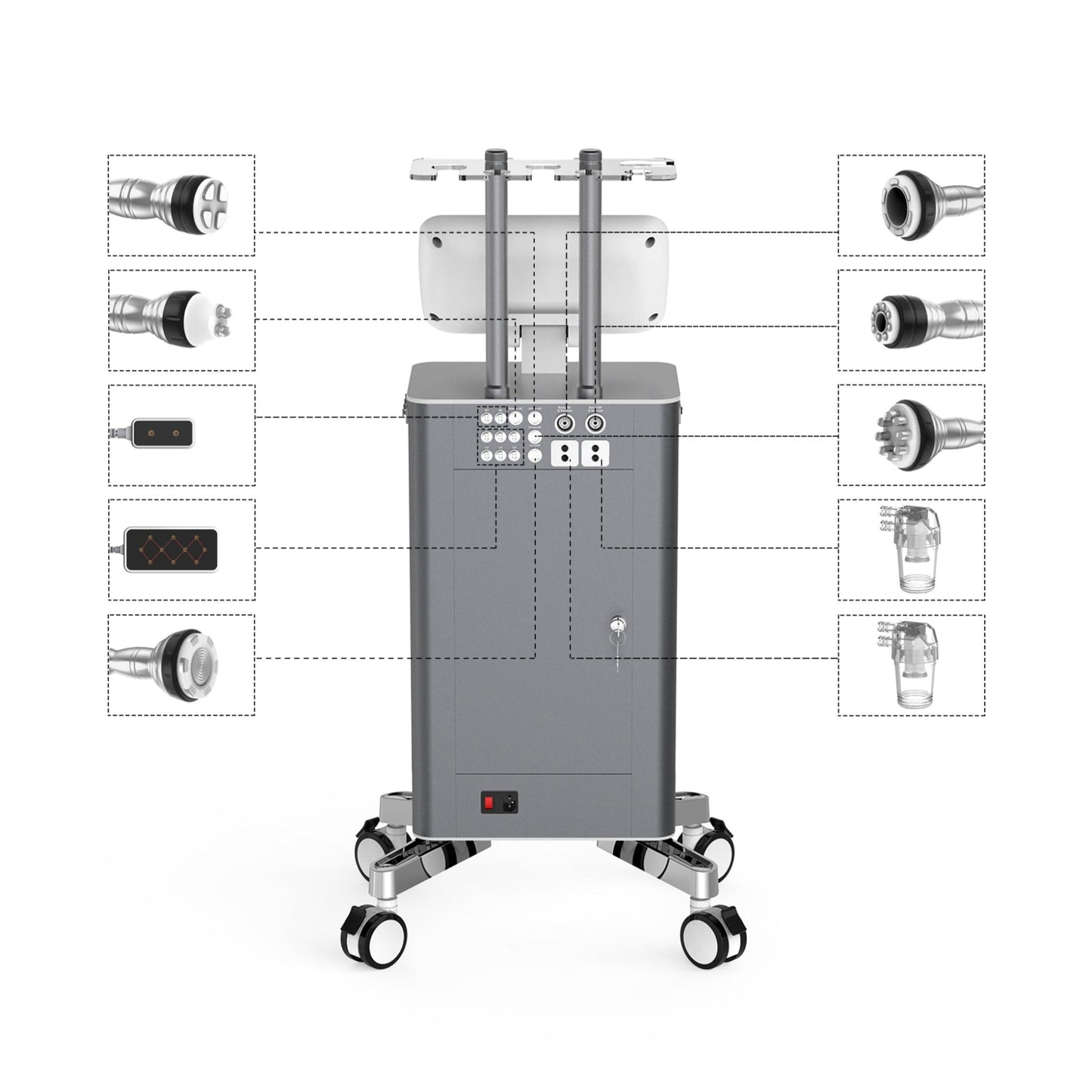 Opticav C-400 XL + Led Pads Cavitation/RF behandlingsmaskin